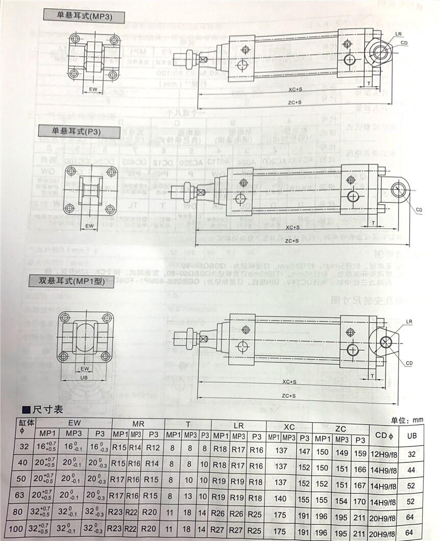 寧德10A-5RTC80B1000,無(wú)給油潤(rùn)滑氣缸,批發(fā)代理|