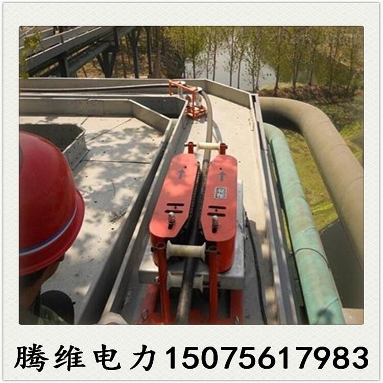 橋架電纜輸送機，電動拉電纜輸送機，轉(zhuǎn)角電纜輸送機