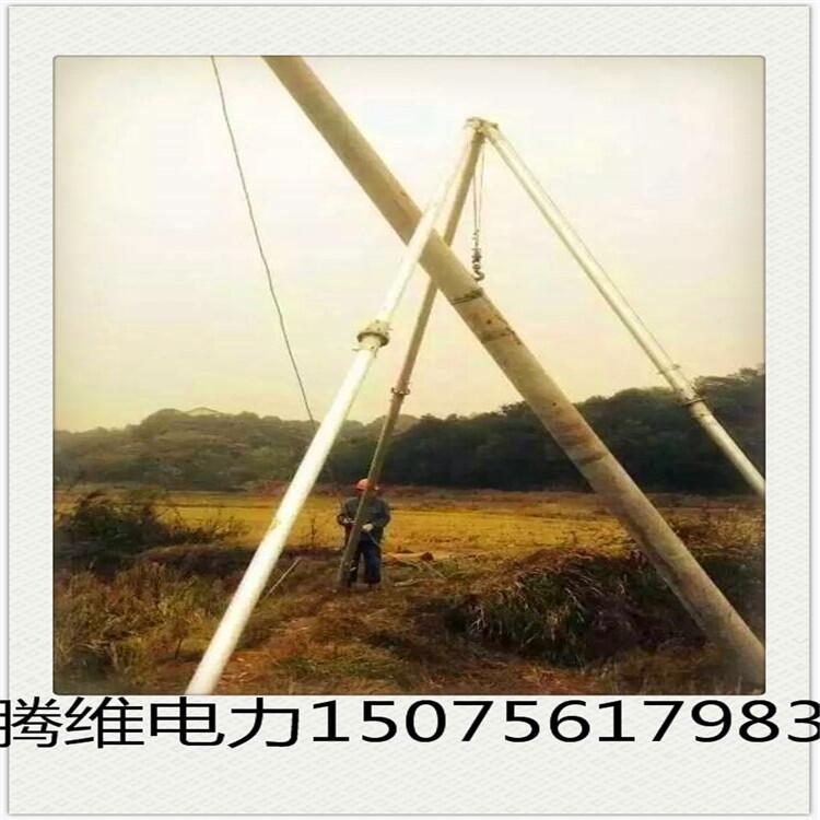 山東三角架立桿機價格，立15米線桿立桿機，電力三角架立桿機價格