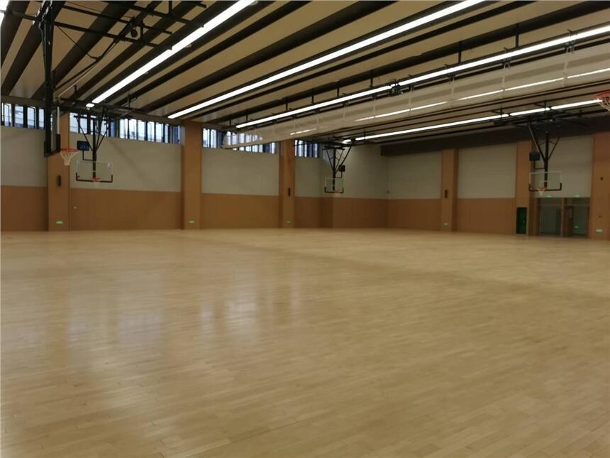 運動木地板籃球館運動體育地板羽毛球木地板