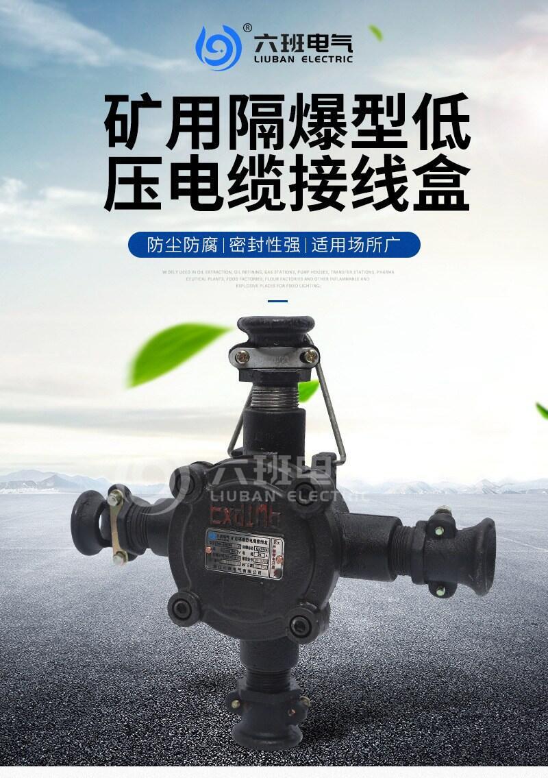 礦用隔爆型低壓電纜接線盒 BHD2-25/660(380)-4T陜西防爆接線盒