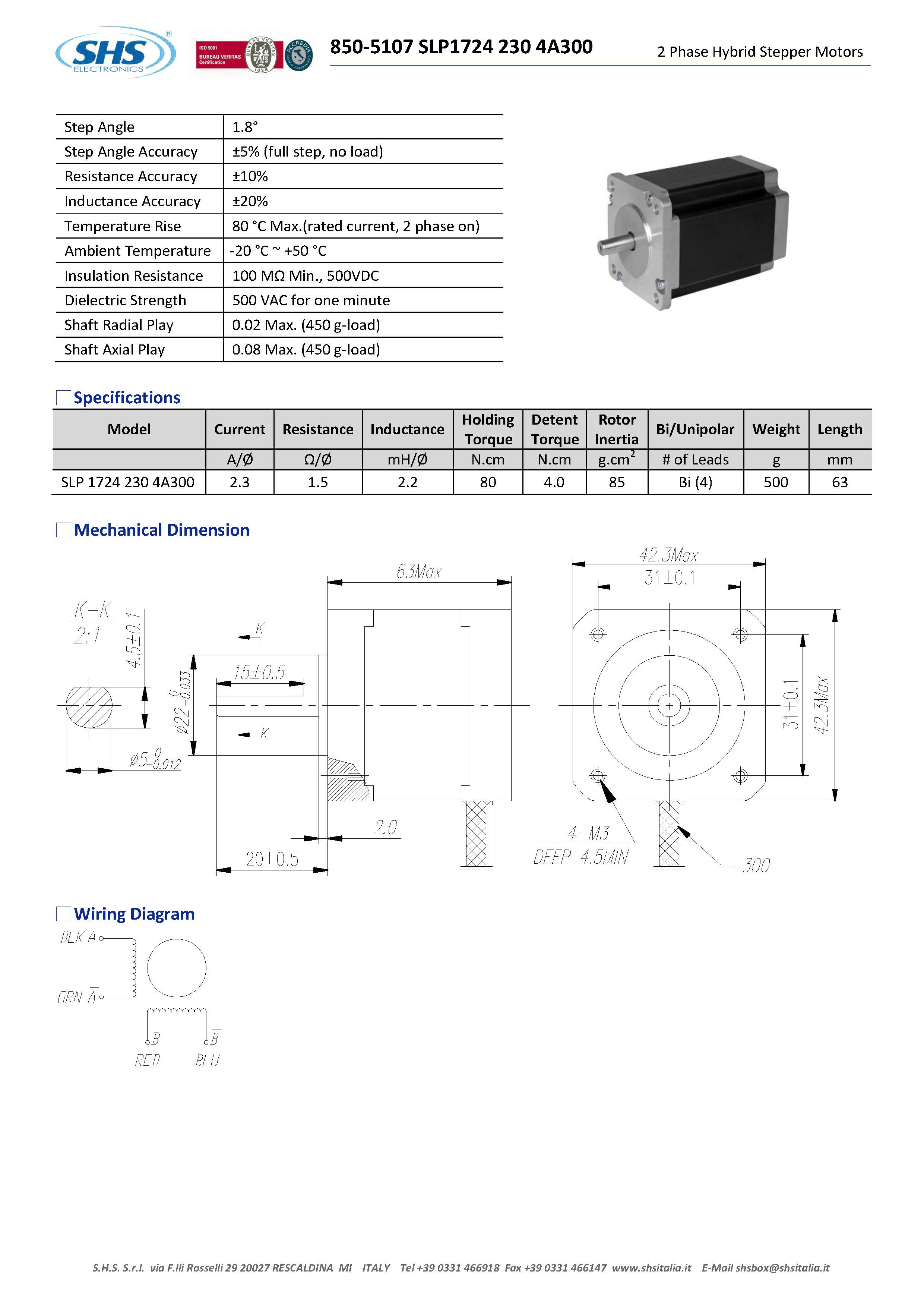 SHS電動機ESH5  ESH4