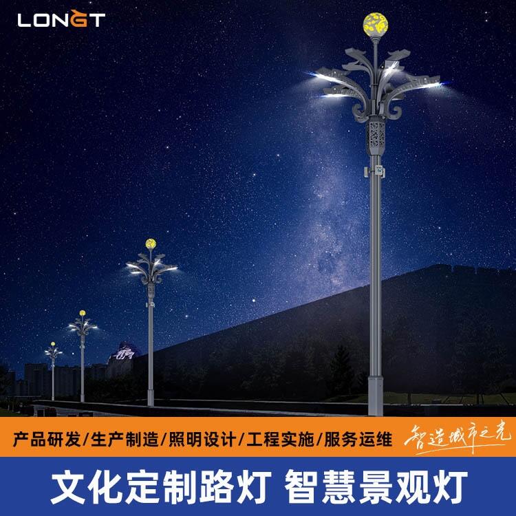 淮南照明工程 文旅夜游工程施工 智慧燈桿EPC