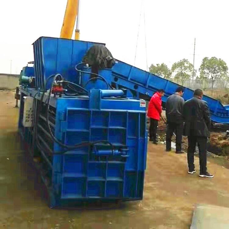 河南廢舊衣物液壓打包機(jī)服裝邊角料液壓打包機(jī)虧本甩賣