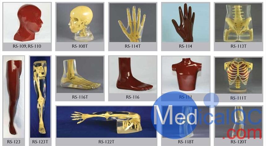 美國(guó)RSD人體部分模體，RSD RS-114T手臂模體,RSD RS-123T腿部模體