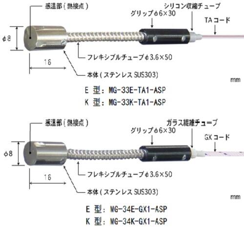 日本安立溫度傳感器MG-34K-GX1-ASP