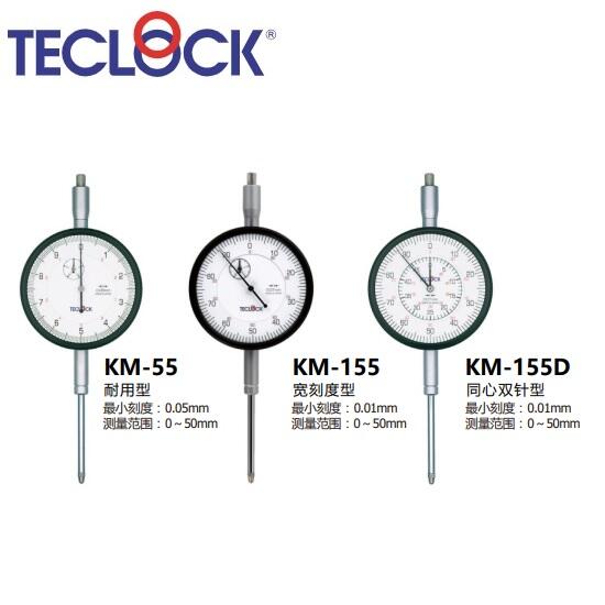 日本得樂TECLOCK長行程指針式百分表KM-155