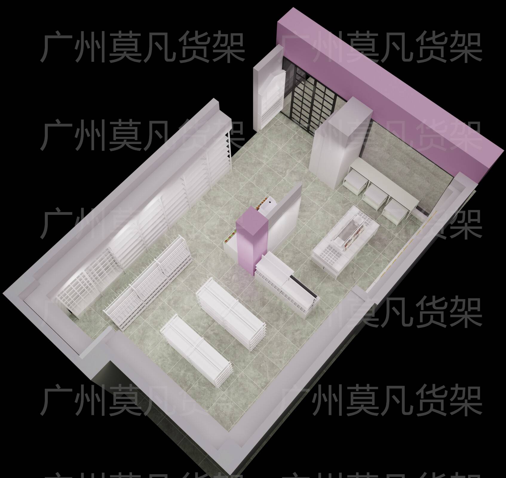 石家莊飾品百貨貨架廠家設(shè)計(jì)定制、潮玩貨架空間配置