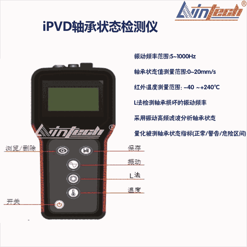 供應(yīng)力盈iPVD軸承狀態(tài)檢測儀