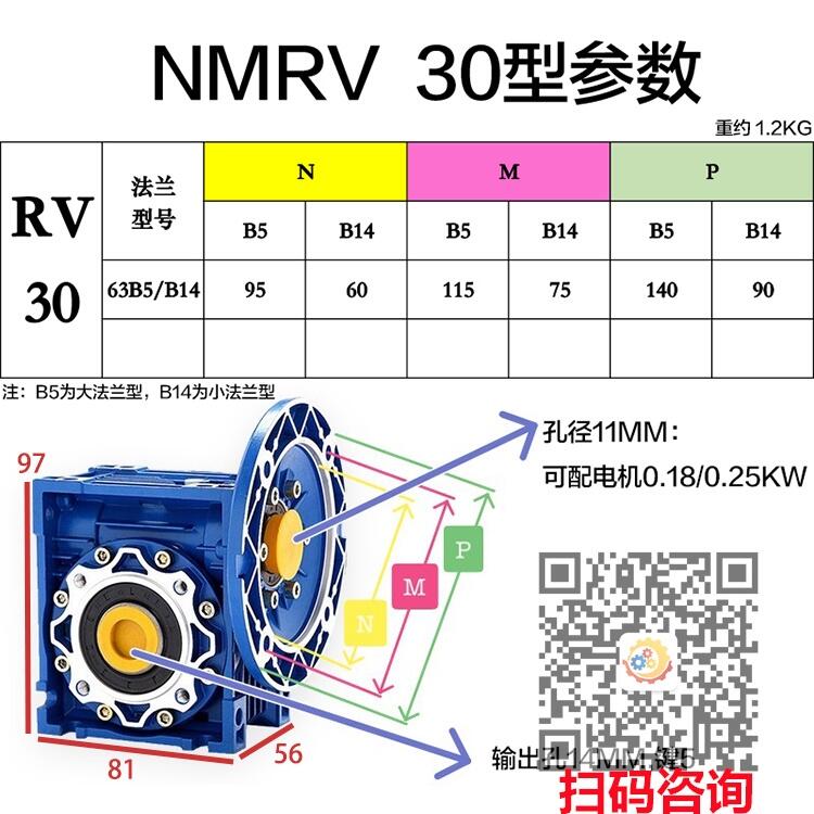 RV090-7.5-Y100L4-3KW凸輪分割器配套減速機