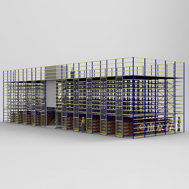 閣樓式貨架 二層鋼結(jié)構(gòu)廠房 CK-GL-14 重型鋼平臺