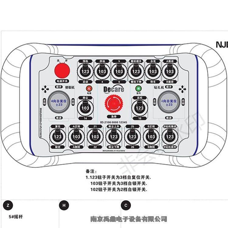 礦山機(jī)械遙控器Decare工業(yè)遙控器研發(fā)生產(chǎn)