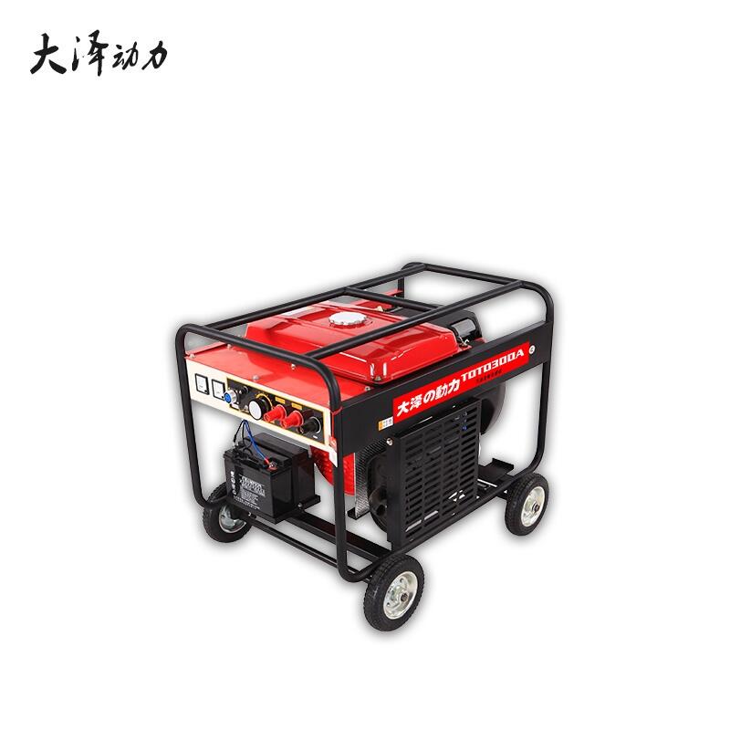 工地上用300A車(chē)用汽油發(fā)電焊機(jī)