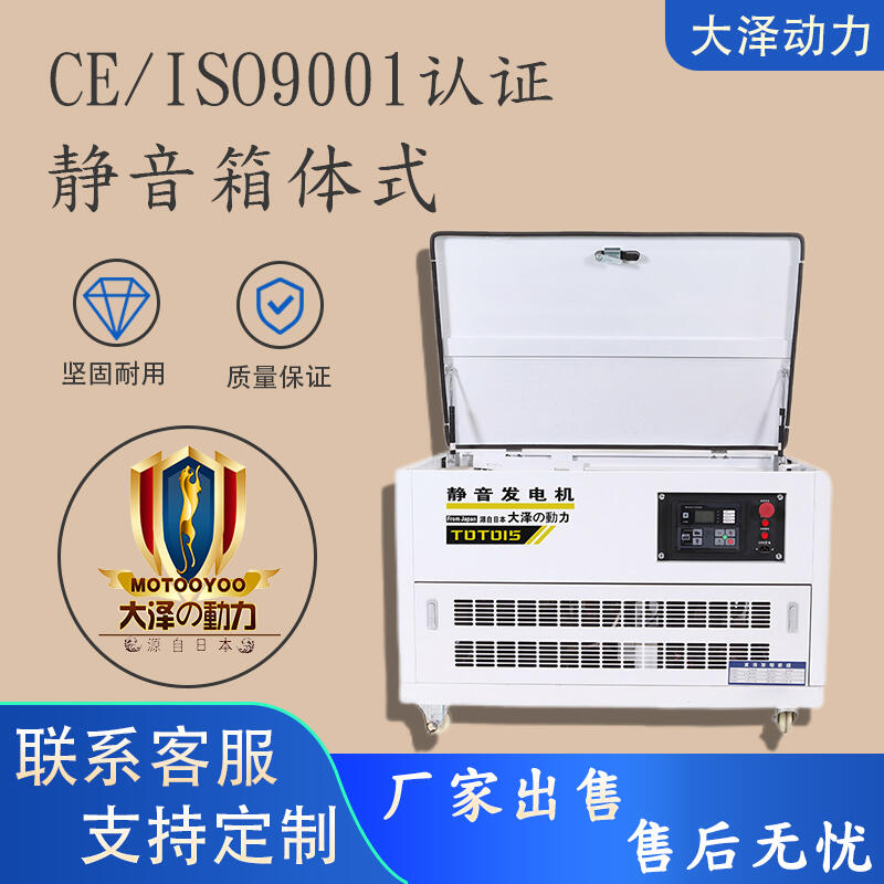 TOTO15/大澤動力 電啟動15kw汽油發(fā)電機(jī)