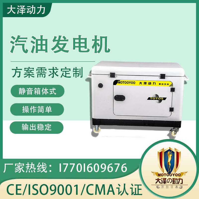 冷庫(kù)應(yīng)急用 大澤動(dòng)力 TOTO8 8000W 汽油發(fā)電機(jī)