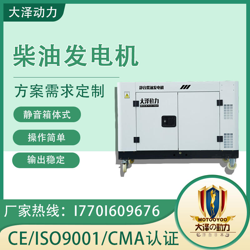 教育機(jī)構(gòu)用 大澤動(dòng)力 TO16000ET 12000W 柴油發(fā)電機(jī)