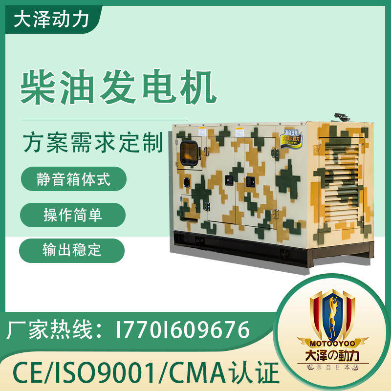 防汛應(yīng)急 大澤動力 TO120000ET 120000W 柴油發(fā)電機