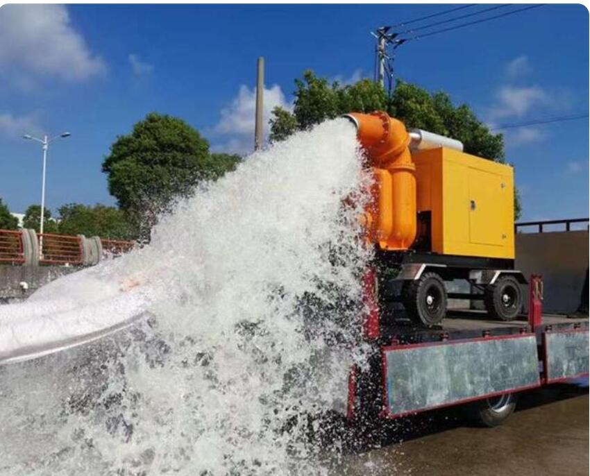 800立方柴油水泵移動(dòng)泵車寬度