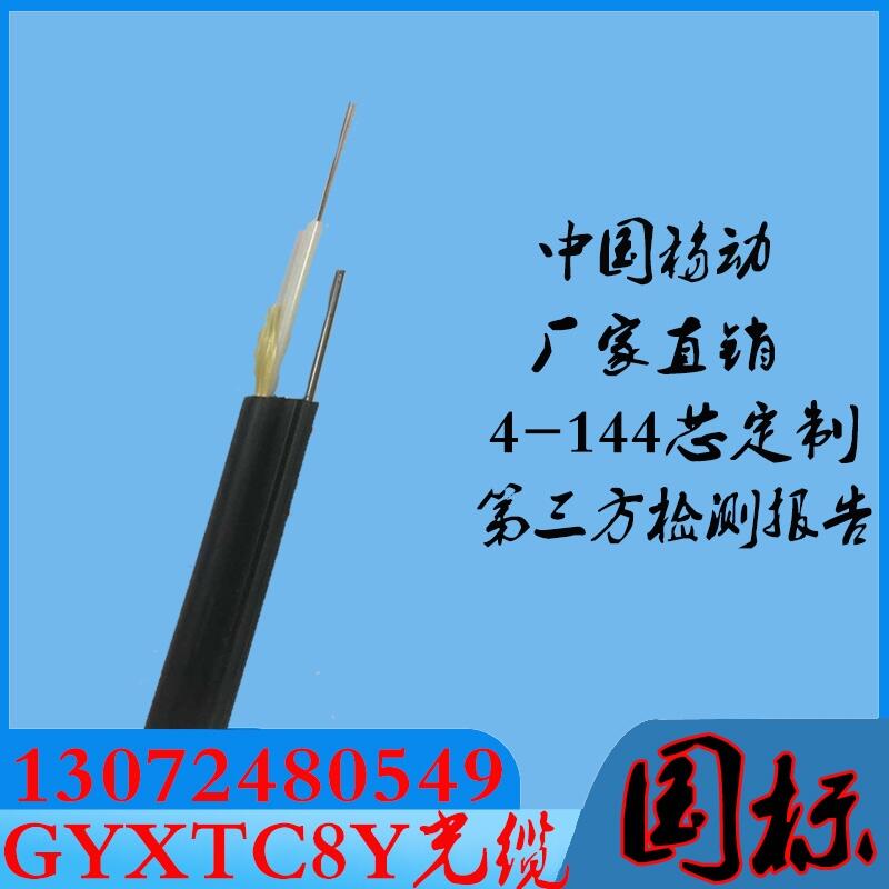 自承式光纜gyxtc8s光纜 中心管自承式架空8字纜