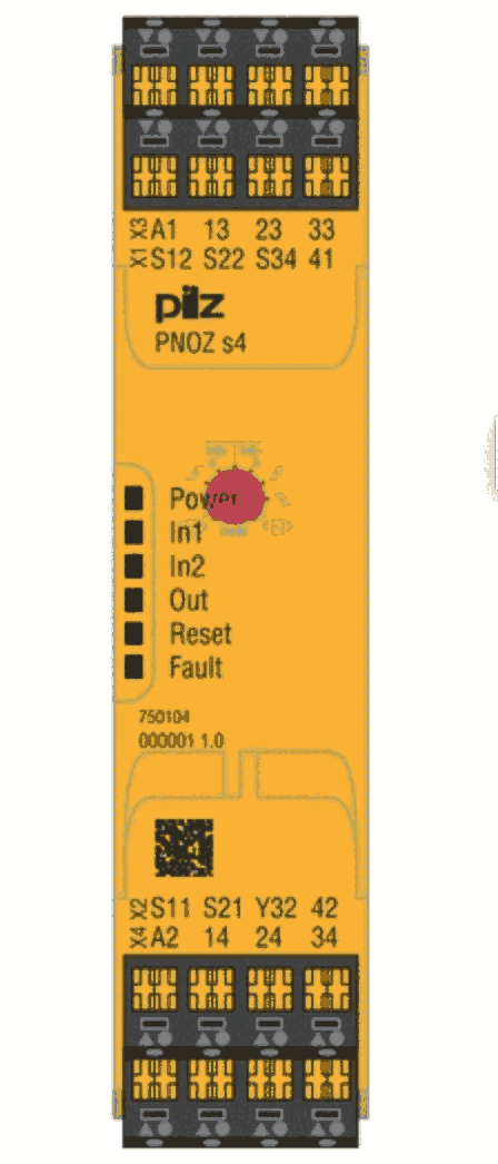 750167 皮爾茲 PNOZ s7.1 24VDC 3 n/o cascade