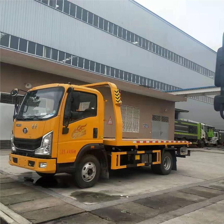 拖吊連體清障車道路清障車 五十鈴清障車 拖吊連體清障車