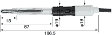 日本堀場 HORIBA 固定套筒 型pH電極6109-50B（一體型）