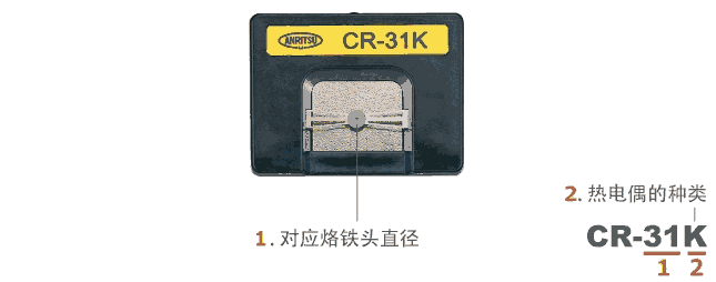 日本安立ANRITSU 烙鐵頭用溫度傳感器 CR系列