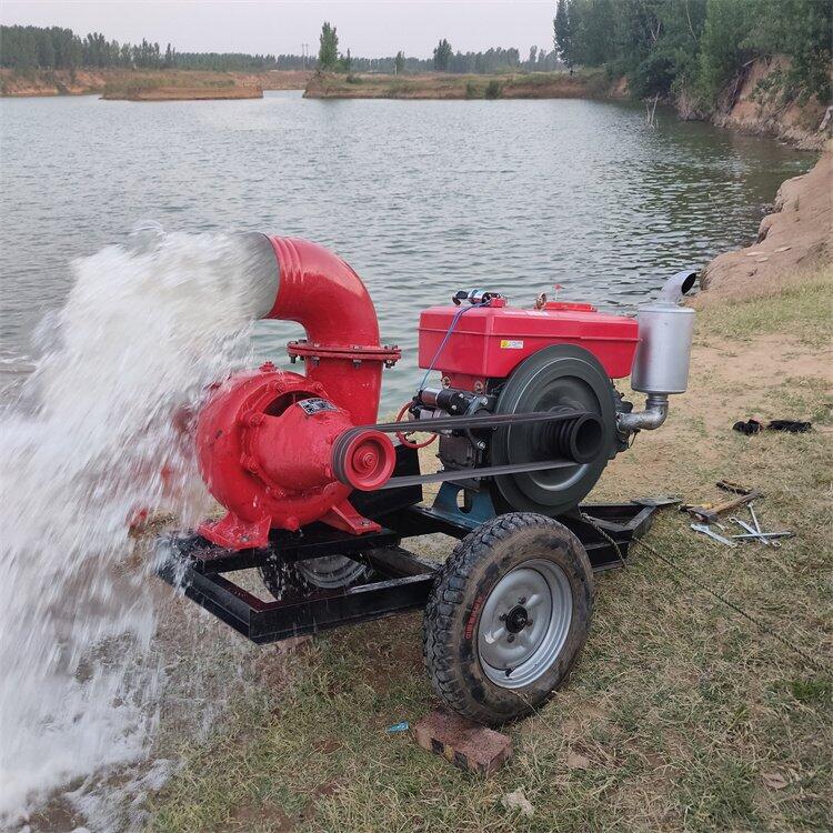 一機帶兩個泵圖片柴油6寸抽水泵廠家熱銷江蘇淮安