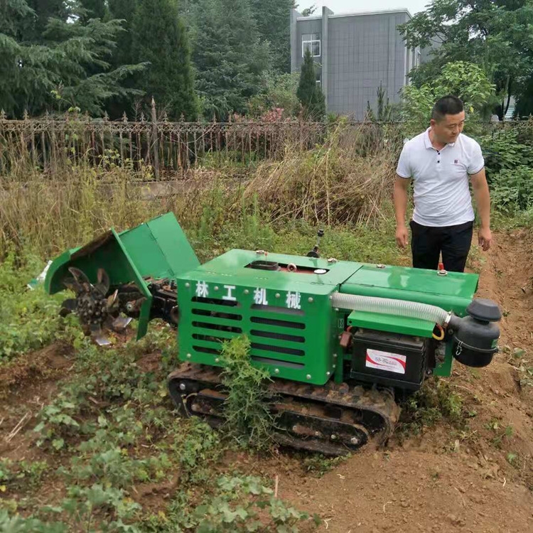 黑龍江大蔥中耕培土履帶式小型開溝機