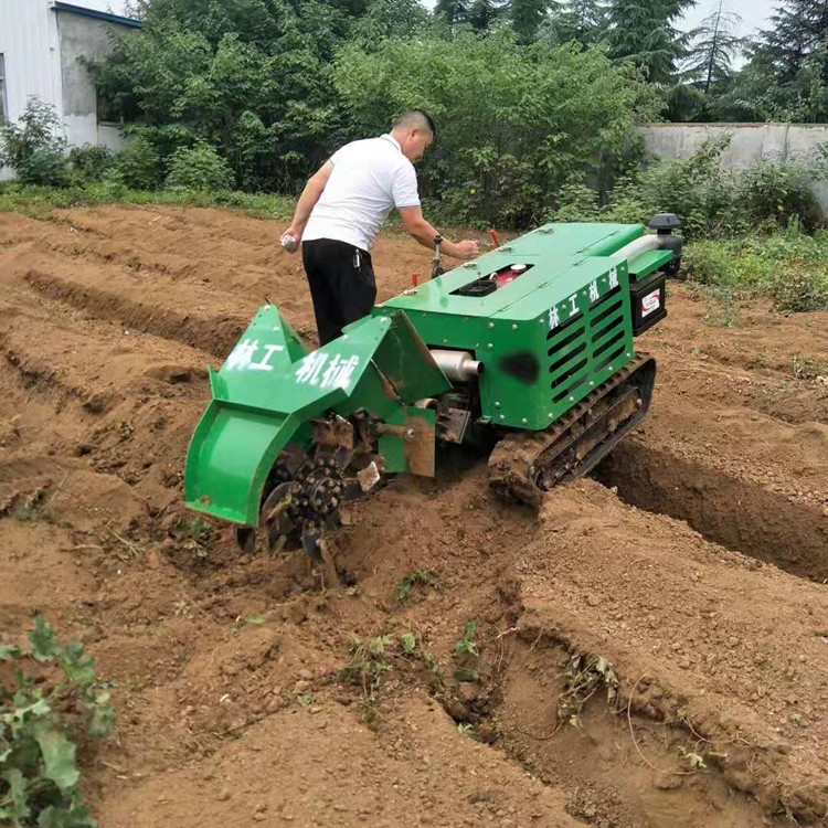 山西履帶式果園開溝機(jī)