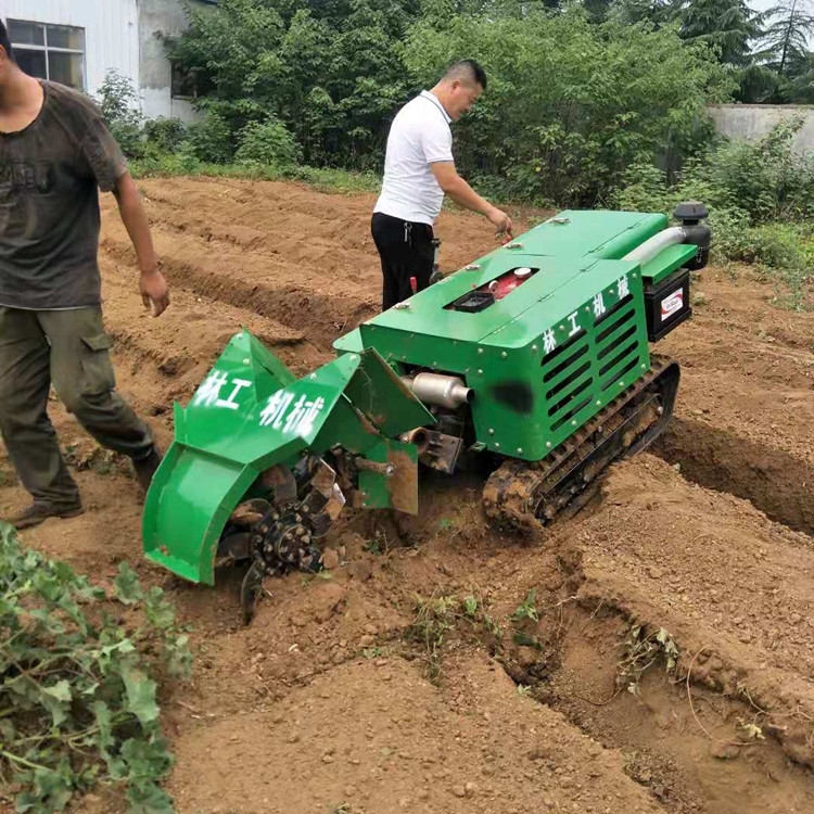 陜西履帶式開溝機(jī)視頻