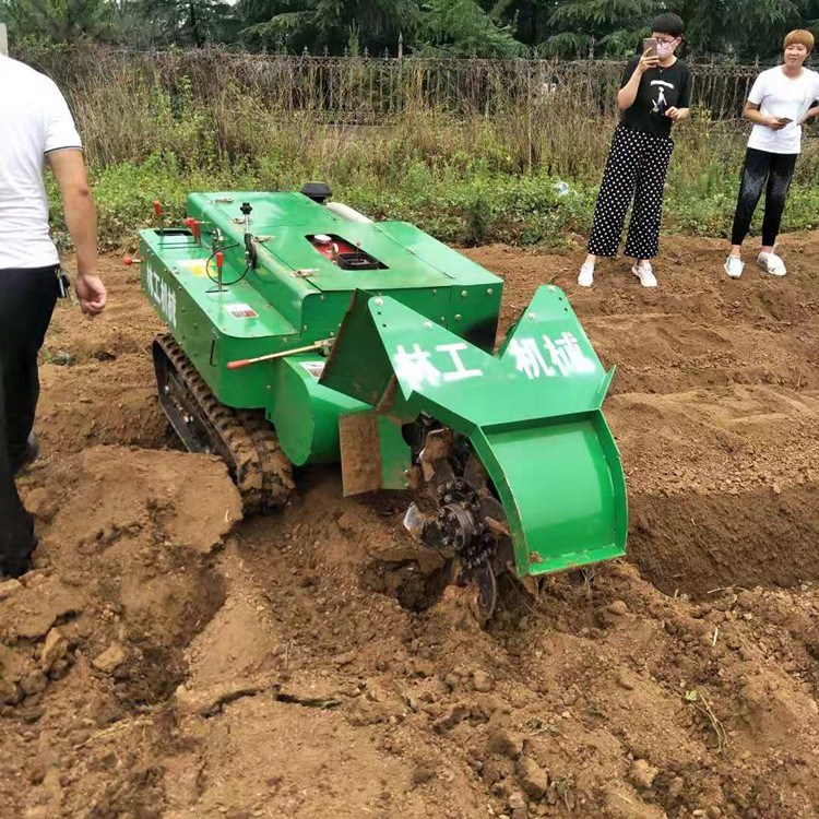 黑龍江履帶式開溝機視頻果園開溝機價格