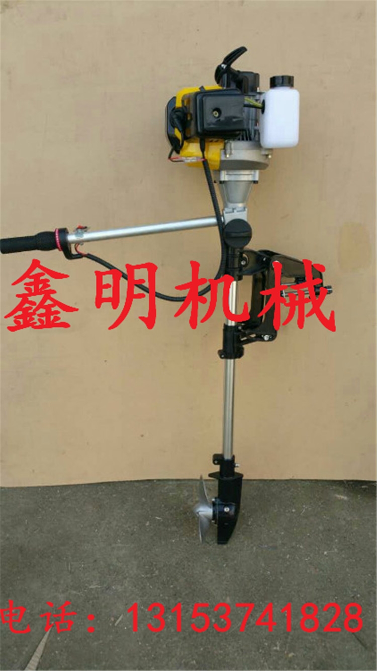 船掛機(jī)型號(hào)全 鑫明二沖程水冷螺旋掛漿機(jī) 船用外掛機(jī)