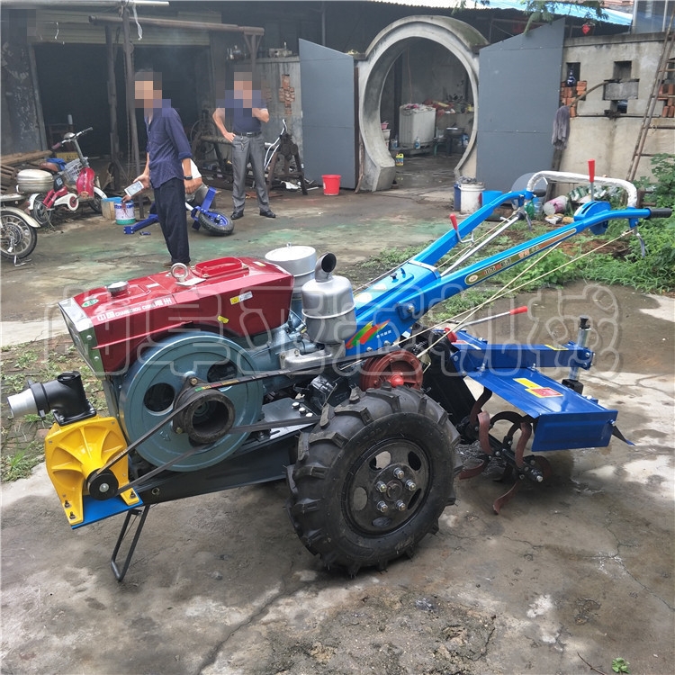 農(nóng)田高效起壟開溝微耕機(jī) 漢川苗圃用柴油翻耕機(jī) 汽油動力起壟培土耕地機(jī)