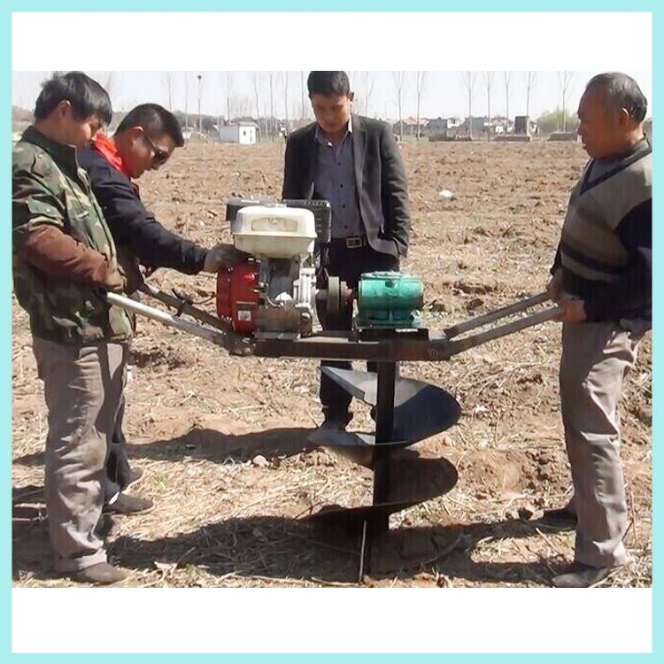 栽樹挖坑機賣價 河北汽油植樹挖坑機 小型挖坑機價格