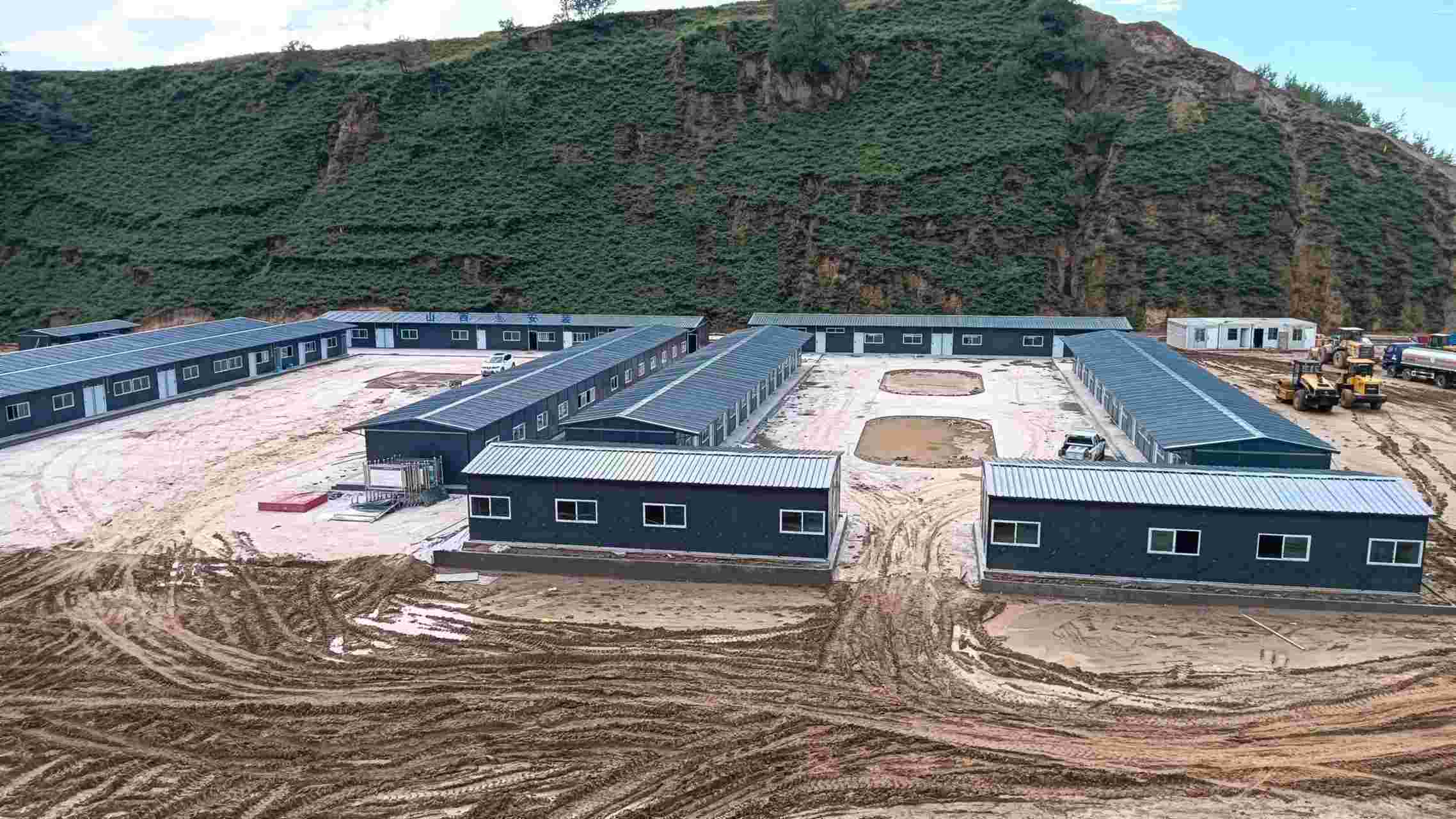 搭建巨鹿縣活動板房工地用簡易臨建房