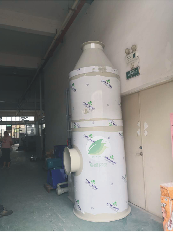 拋光粉塵處理工程 水噴淋除塵塔