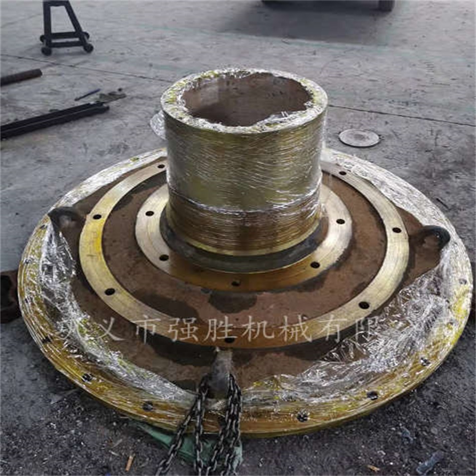 定制濕式球磨機(jī)大齒輪 棒磨機(jī)大齒圈法蘭配件