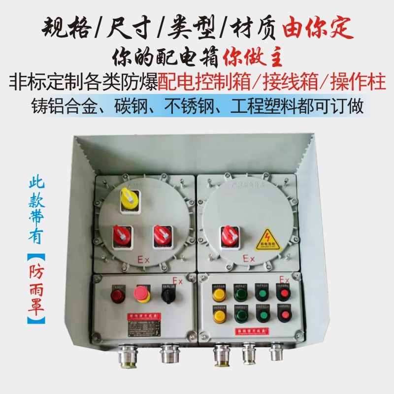 不銹鋼防爆配電控制箱動箱IIC級接線箱動力箱電源箱PLC防爆變頻箱