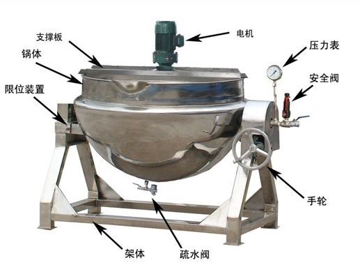 煮粥鍋 夾層鍋 食堂煮粥鍋生產(chǎn)廠家
