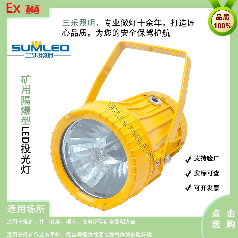 浙江三樂照明礦用隔爆型LED投光燈DGS 60/127L(A)