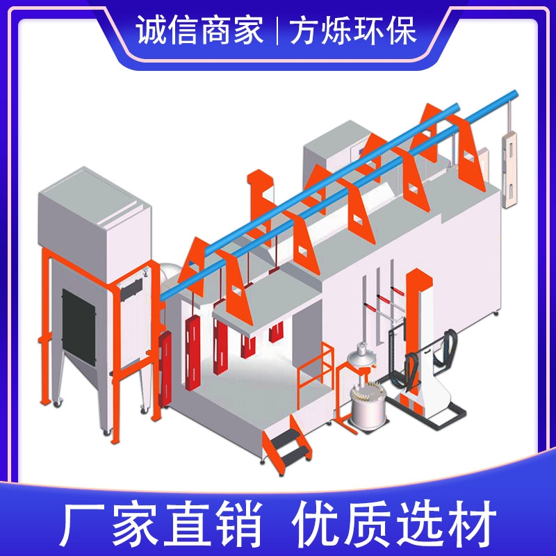 噴涂設(shè)備 噴塑設(shè)備 噴塑流水線 噴涂流水線 烘道 顆粒爐 PP噴粉房可定制