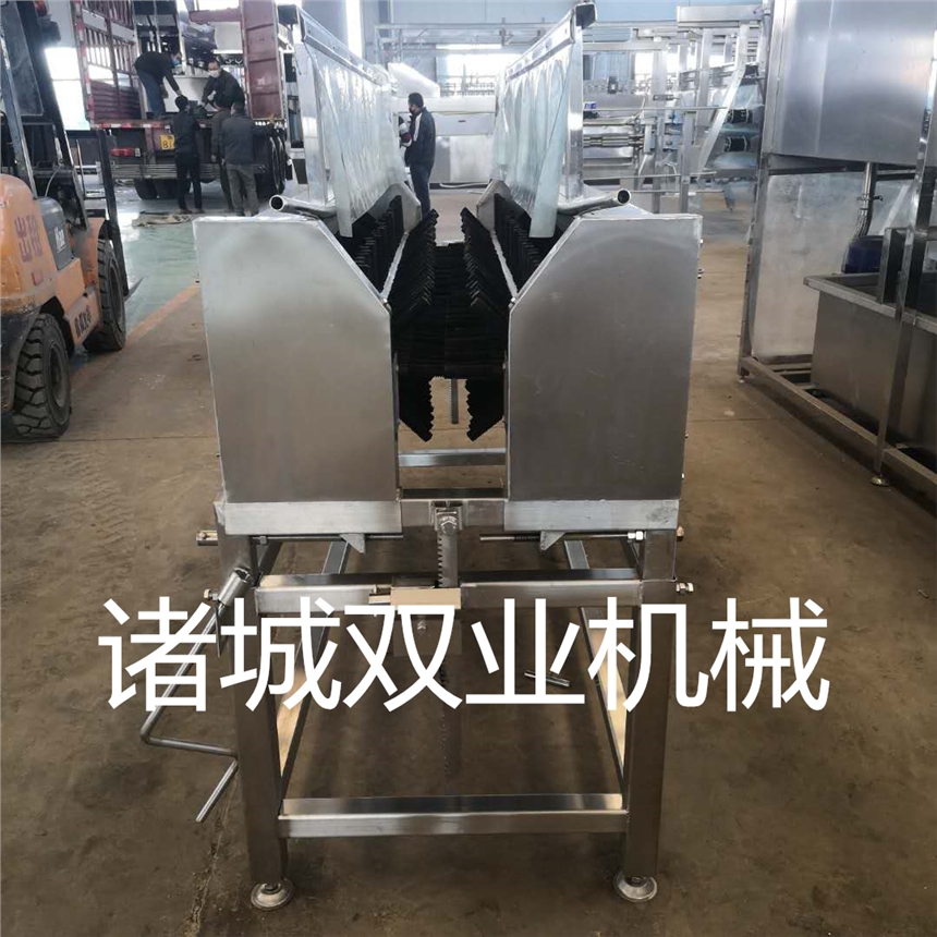 家禽雞鴨鵝頭脖脫毛機(jī) 鴨鵝頭頸打脖機(jī) 家禽屠宰設(shè)備廠家訂制