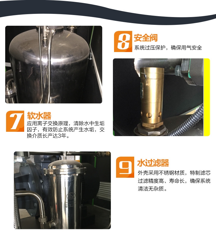 景谷無油水潤(rùn)滑螺桿空壓機(jī)5.5千瓦0.8立方