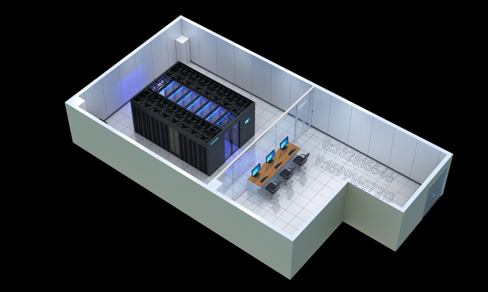 揚(yáng)州168平米數(shù)據(jù)中心機(jī)房效果圖制作投標(biāo)案例