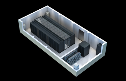 紹興模塊化機(jī)房UPS整體效果圖制作設(shè)計(jì)