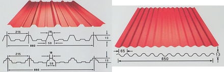 蘭州840型彩鋼瓦YX25-205-840