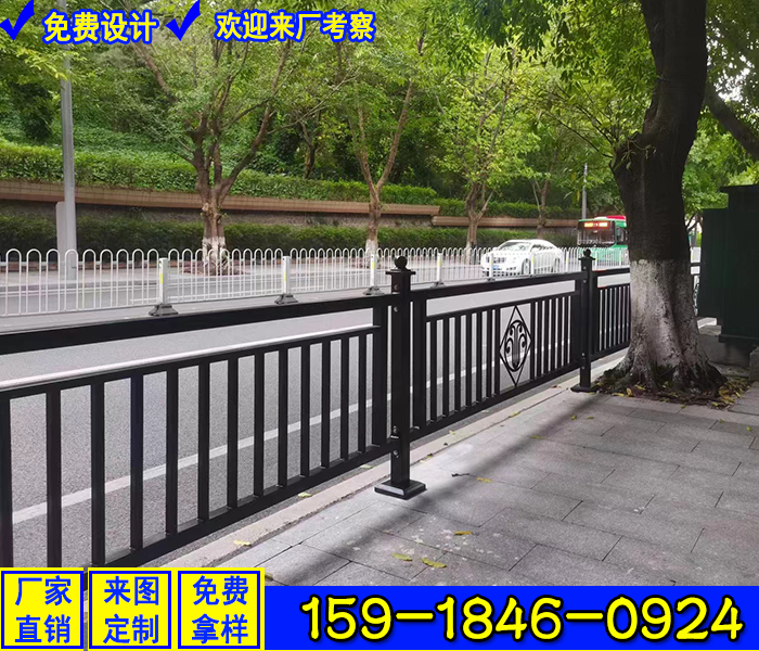 寮步鎮(zhèn)百業(yè)路道路護(hù)欄修繕 道路隔離防撞護(hù)欄