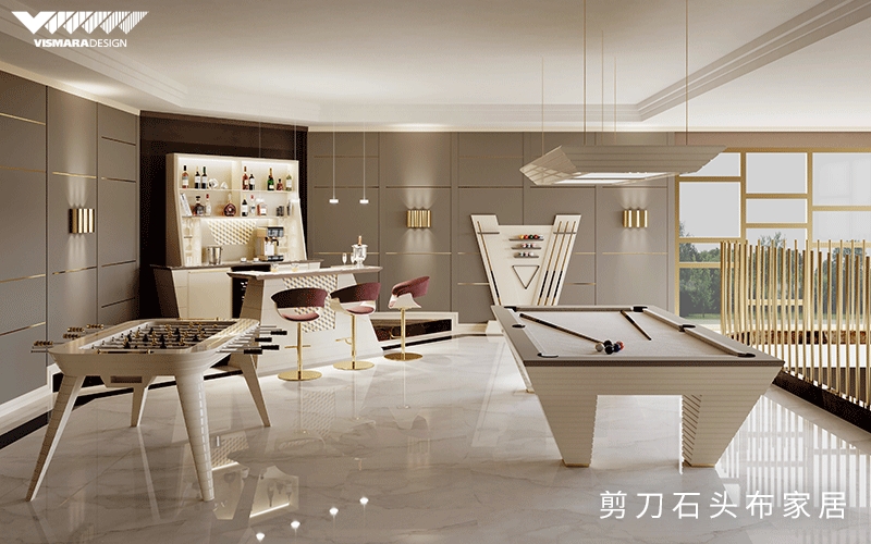 Vismara Design棋牌桌，有了它，休閑家居怎么會無聊?