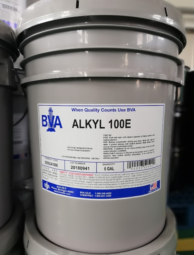 進口支鏈型烷基苯合成冷凍油BVA Alkyl 200ca